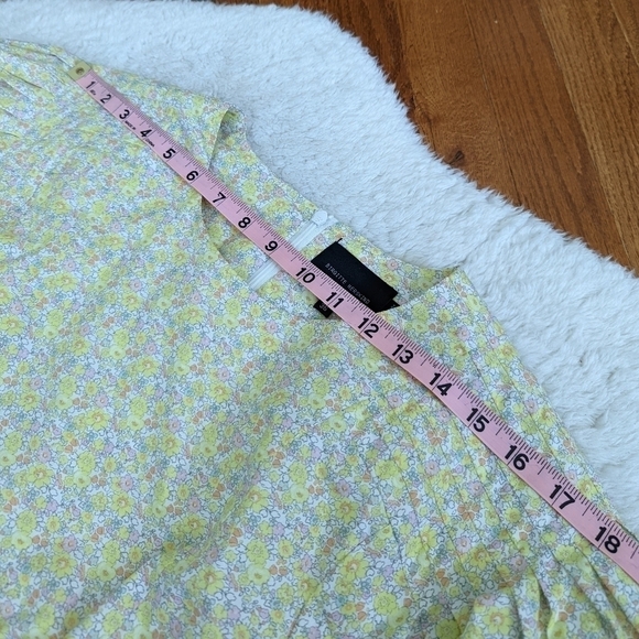 Birgitte HERSKIND bell blouse meadow flower floral print retro top 36 - Picture 13 of 16